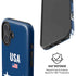 USA Flag Stars iPhone 16 Magsafe Impact Case